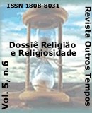 					Visualizar v. 5 n. 6 (2008): Dossiê: Religião e Religiosidade
				